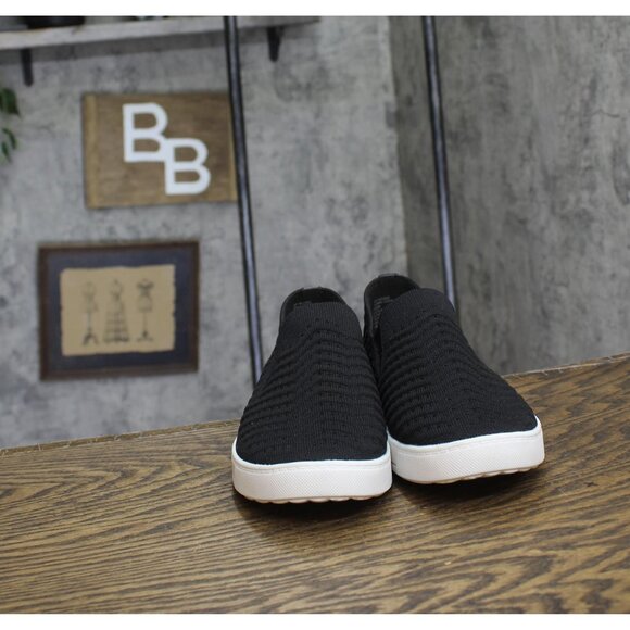 NEW White Mountain Courage Womens Sneaker Flat Black Fabric 9.5M - Picture 7 of 11